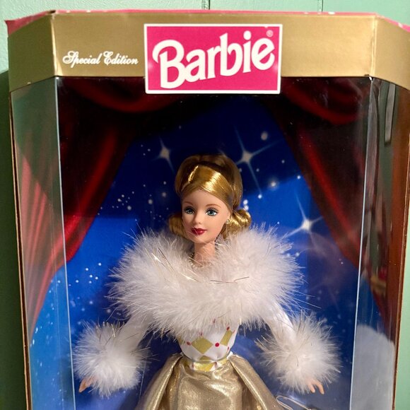 Mattel Vintage Golden Waltz Barbie Doll Special Edition 1998 #23220 NIB NRFB - Picture 2 of 8